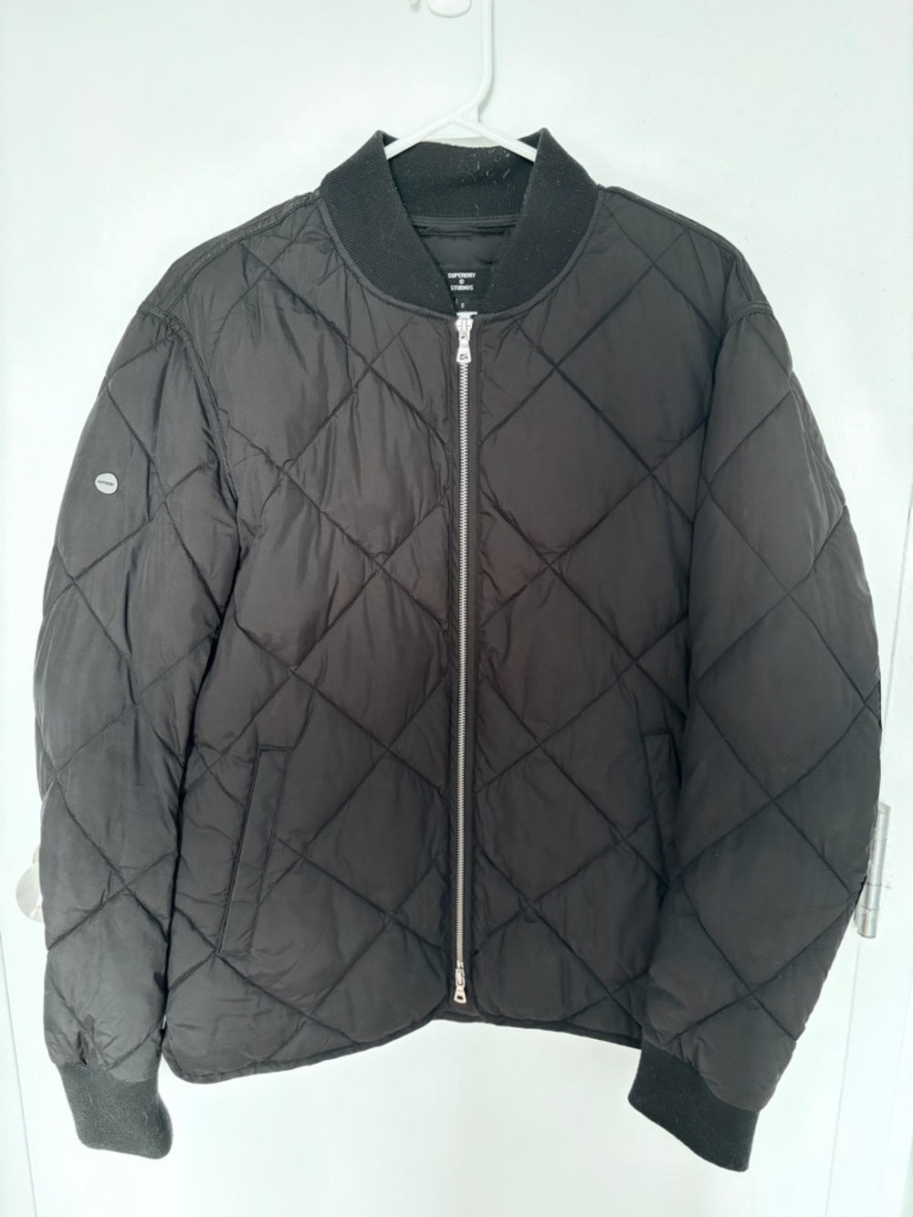 Superdry Black Lightweight Quilted Jacket